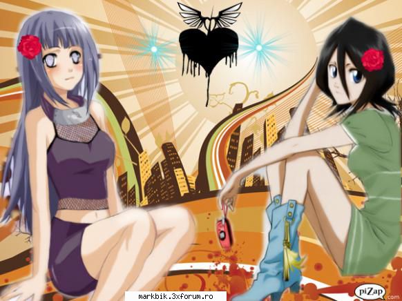 My Piz.... - Rukia and Hinata - \Fan piZap/